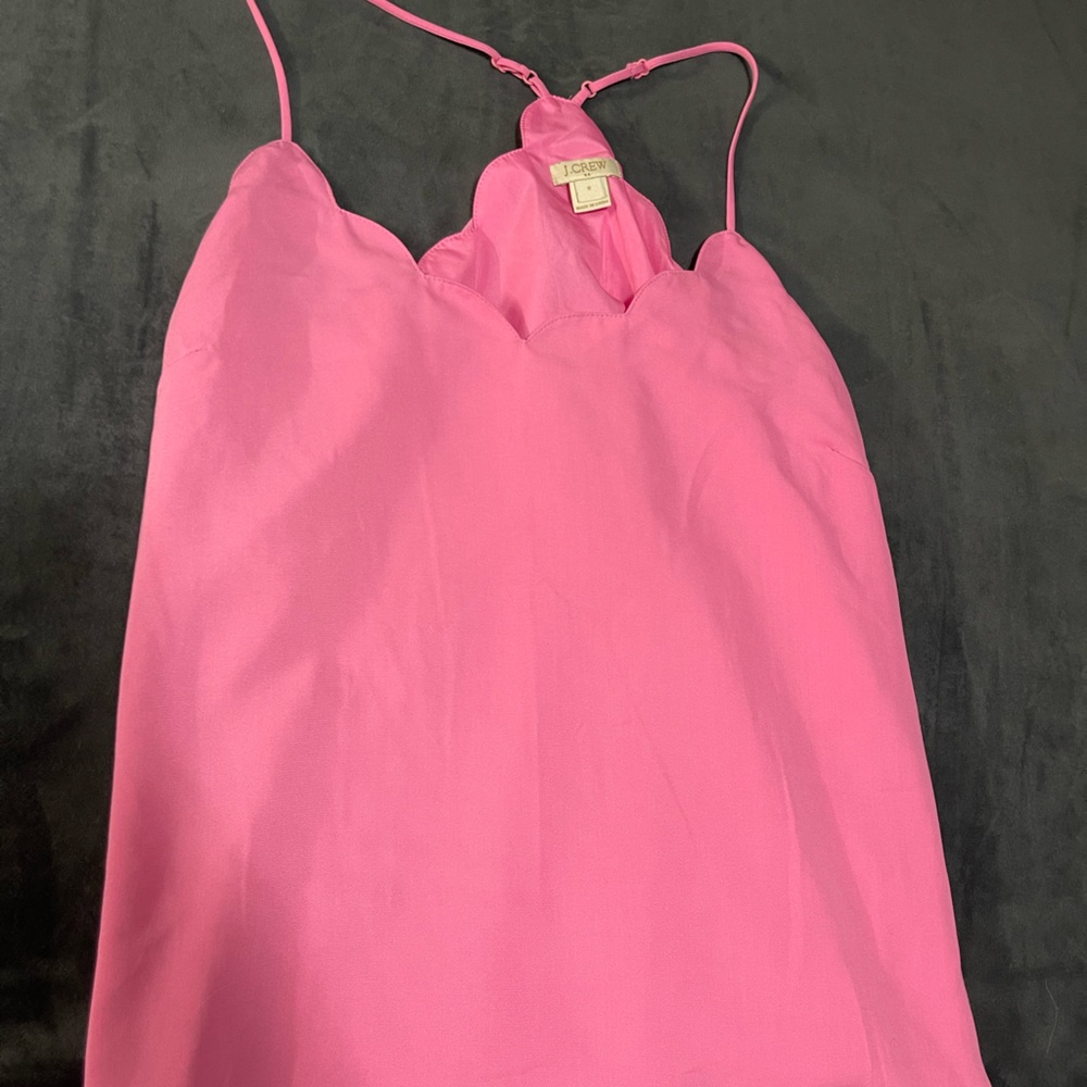 J. Crew scalloped tank top